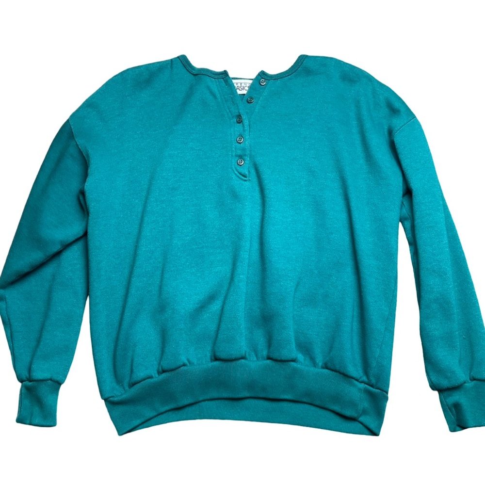 Vintage Muted Green Grannycore Sweater Size L